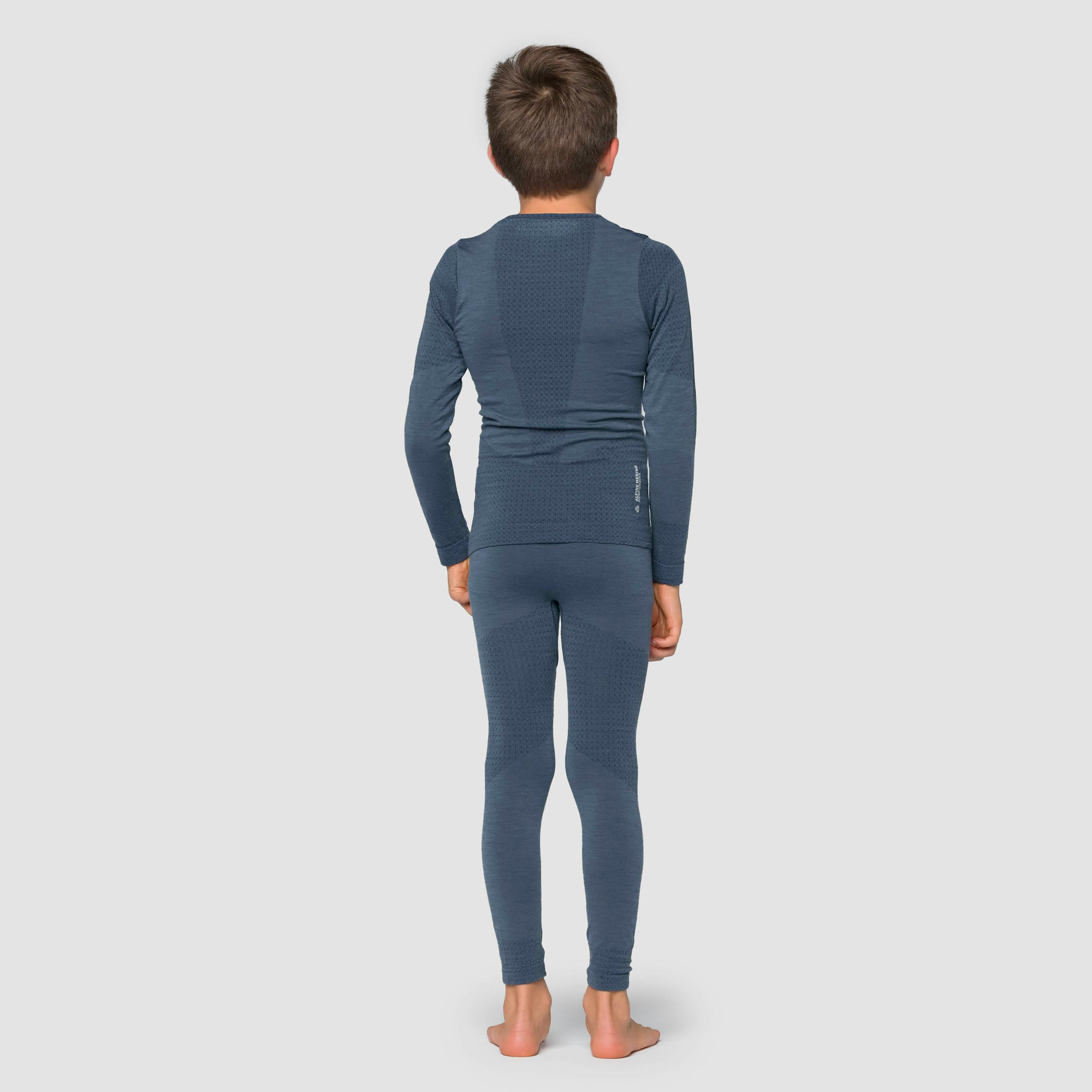 Zebru Medium Warm Alpine Merino Responsive Long Sleeve Tee Kid