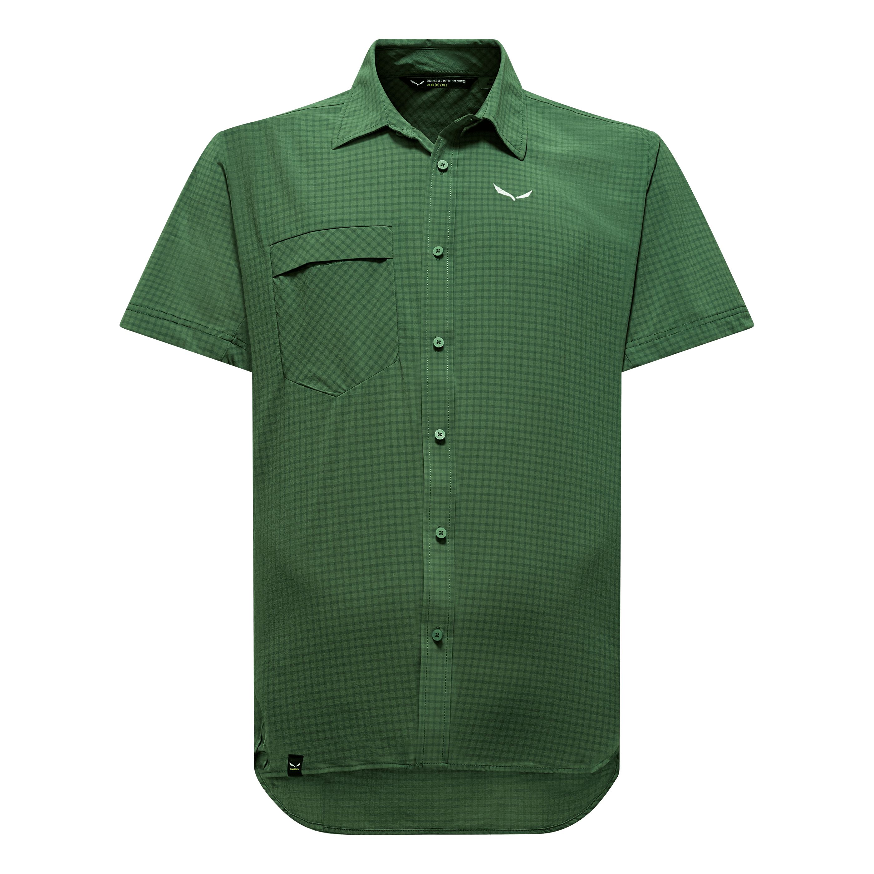Puez Minicheck Dry Short Sleeve Men's Shirt
