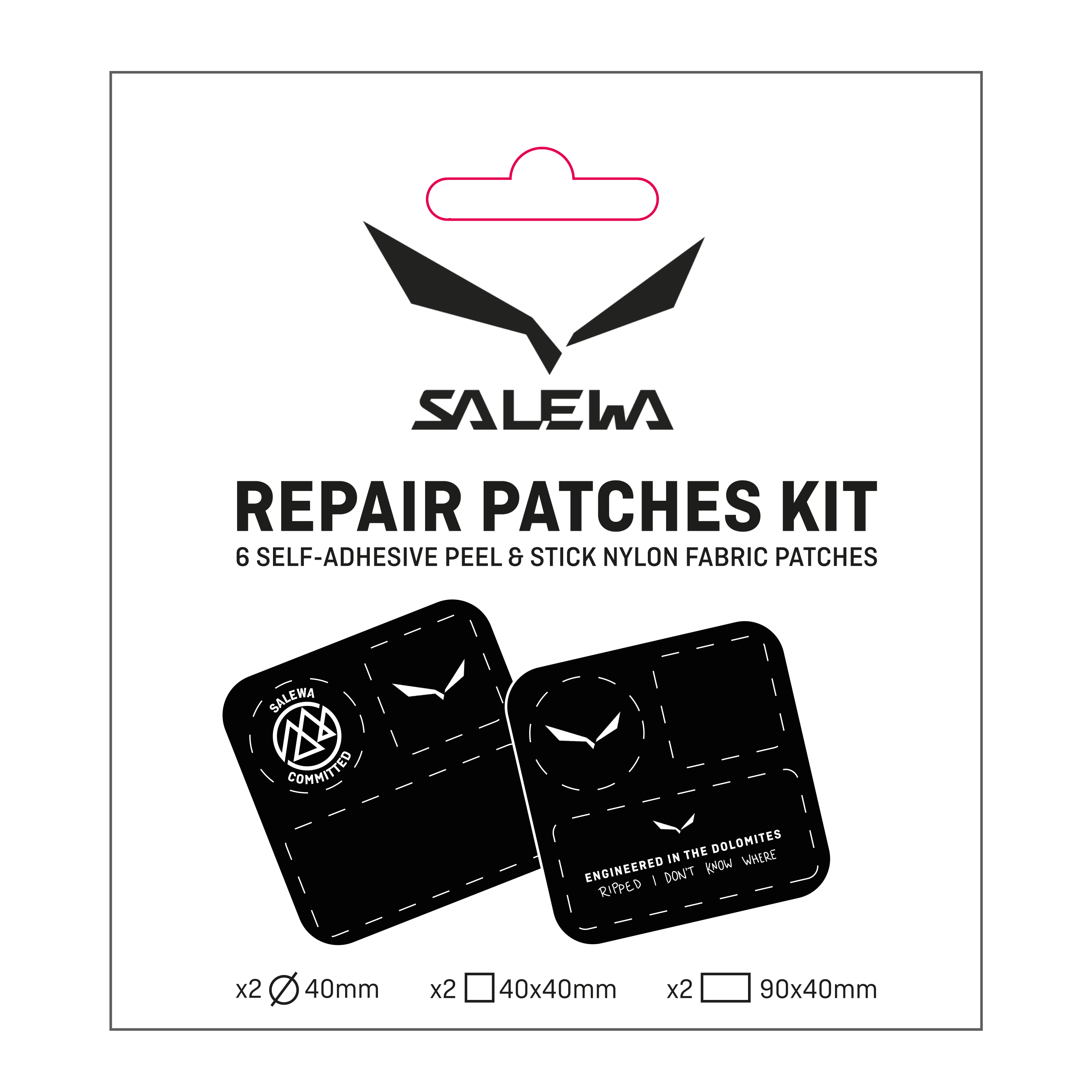 Salewa Repair Patches Kit 2 Pieces