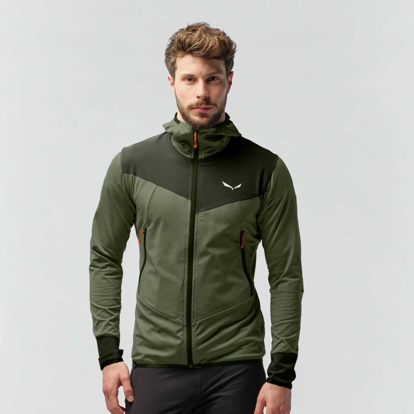 Agner Hybrid Polarlite Durastretch Men's Hooded Jacket